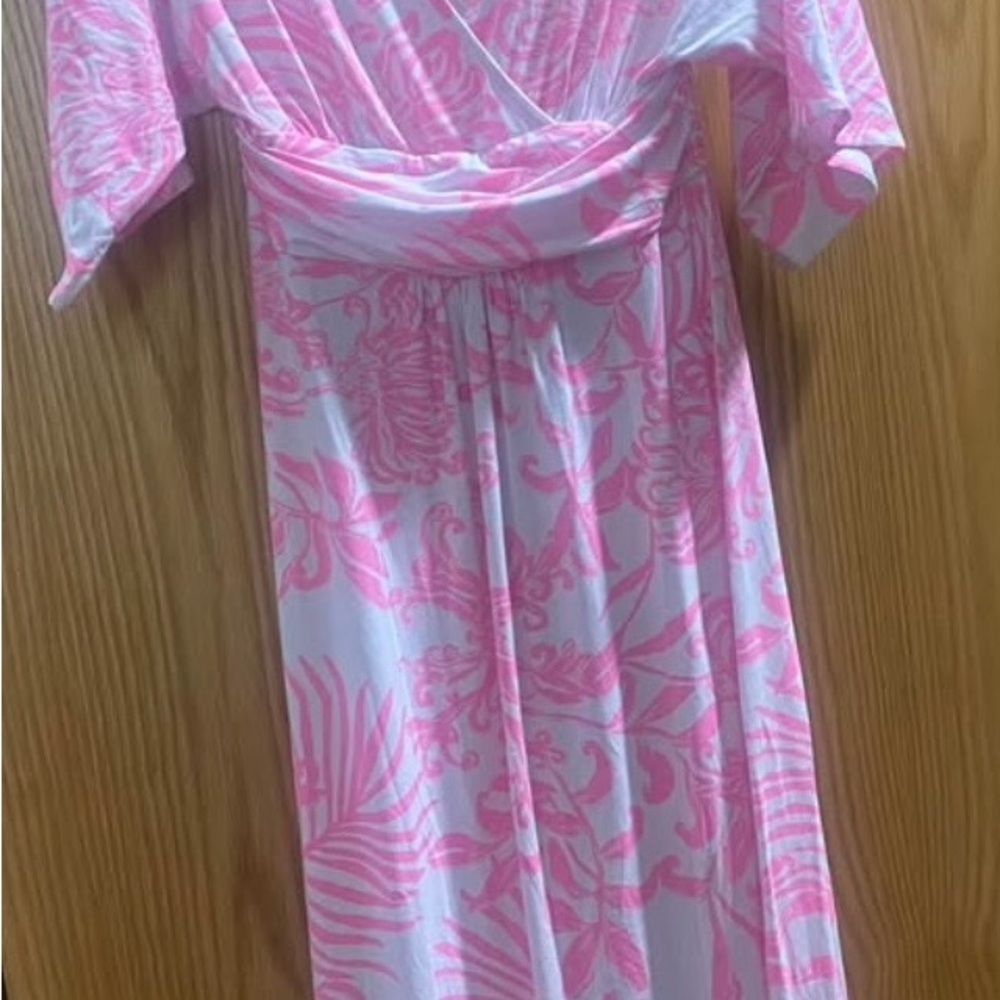 Lilly Pulitzer Pink and White Dress